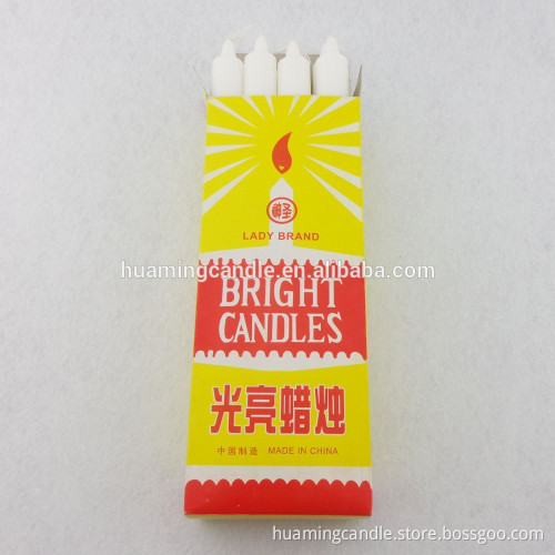 High Melt Point Bulk Pure White Candles